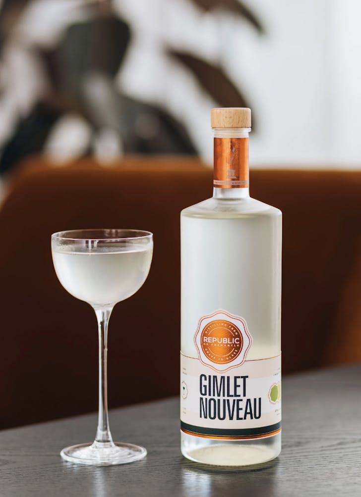 A bottle of Gimlet Spritz from Repubilc of Fremantle