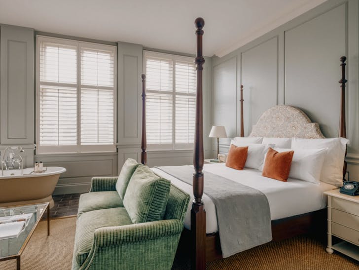 Dean Street Townhouse London bedroom Best Soho Hotels London 2024