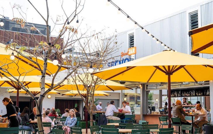 Servo yard in Leederville, Perth