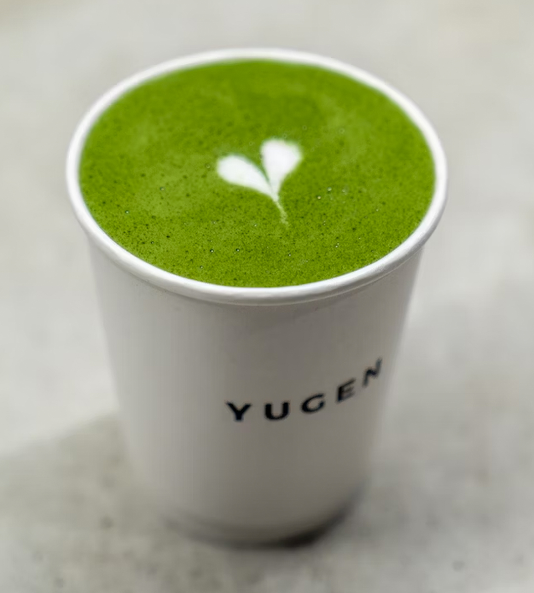 a cup of matcha latte