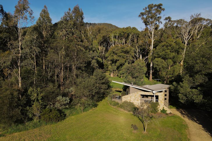 An aerial of one of the studios at The Buckland Studios.