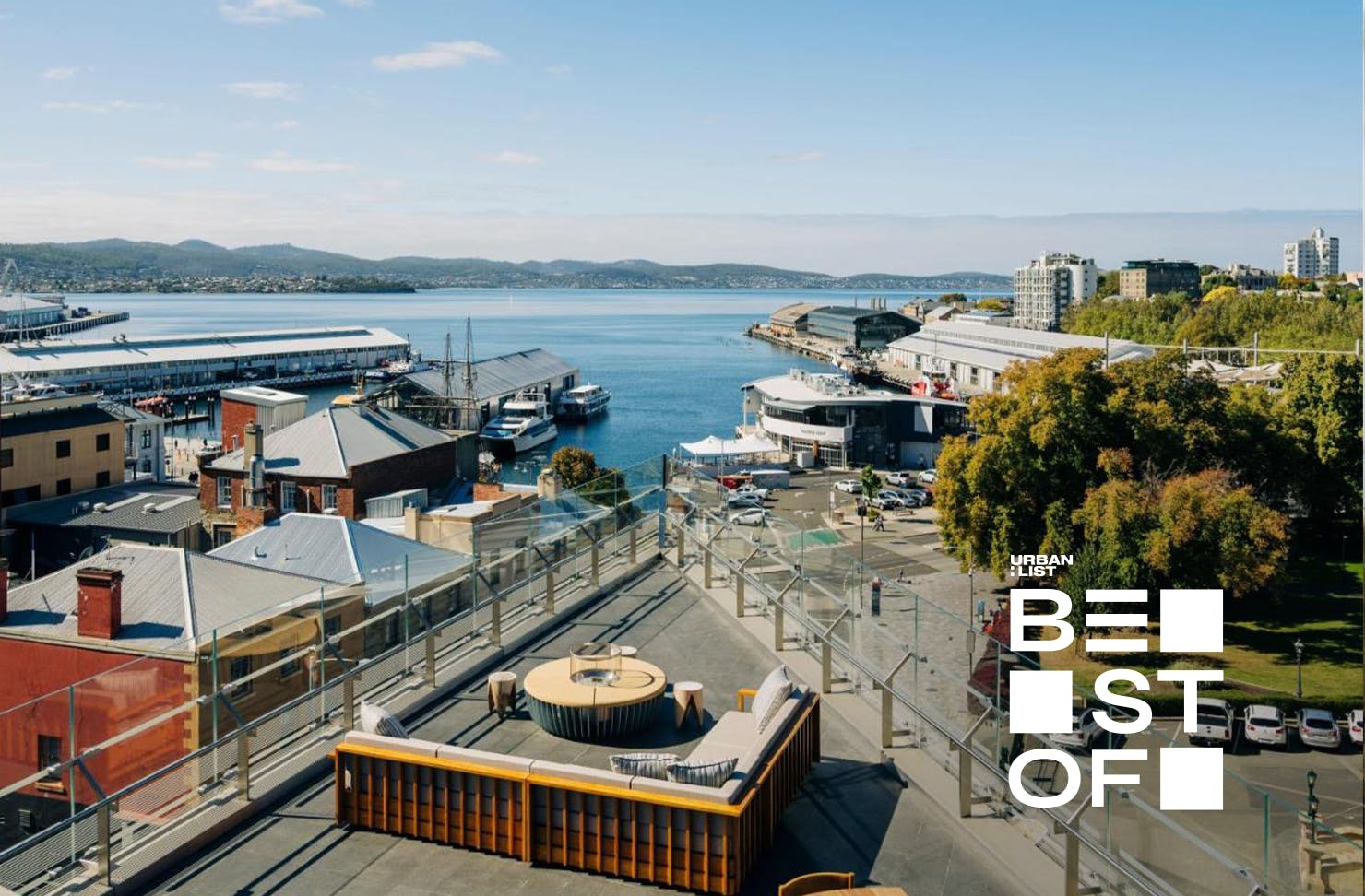 The Tasman, one of the best hotels in Hobart.