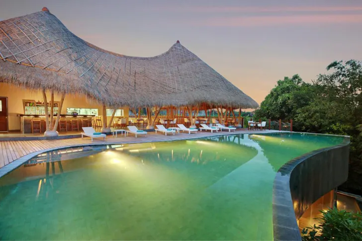 The pool at Theanna Villa And Spa best Canggu villas