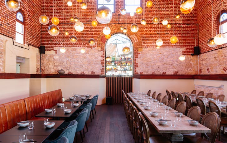 Inside Tonic & Ginger restaurant, Fremantle 
