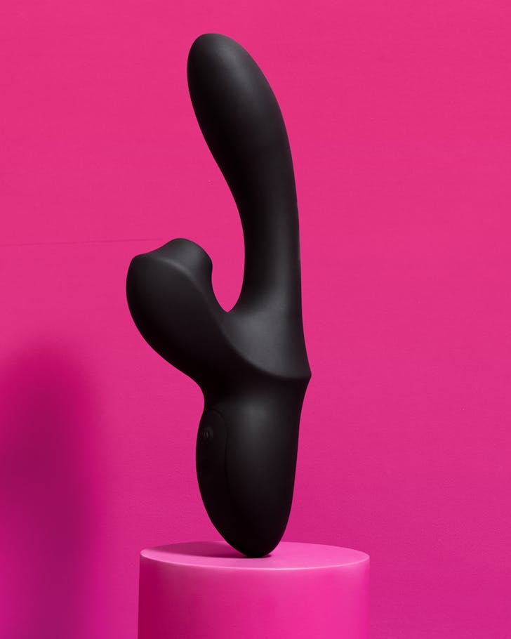 Lovehoney Dual Embrace Warming G-Spot and Clitoral Suction Rabbit Vibrator
