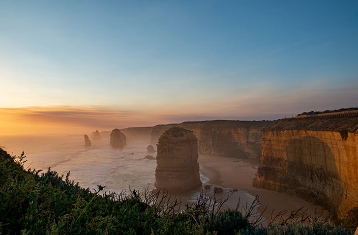 stunning 12 apostles at sunset