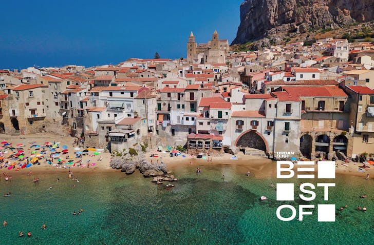 the coast of a small village town