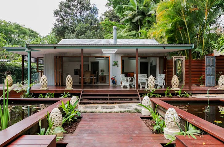 bali inspired cottage