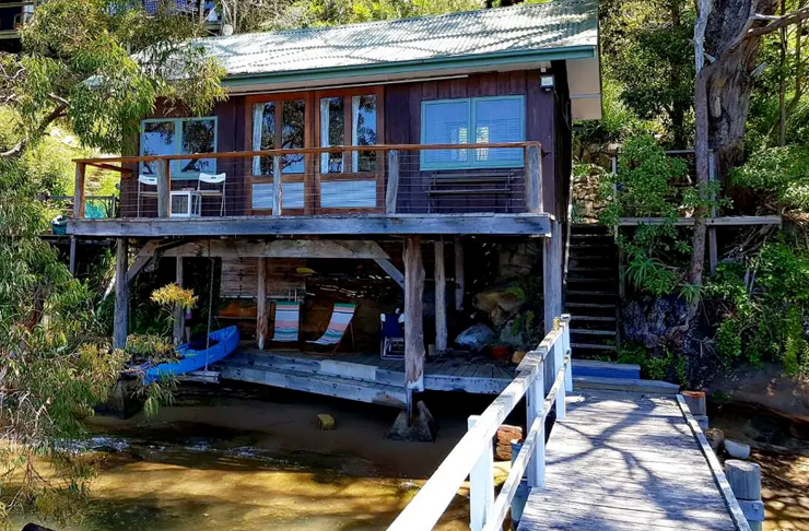 boat house near water