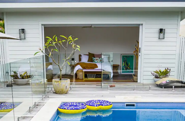 studio and pool