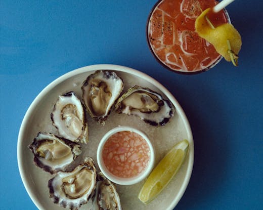 oysters and bloody mary