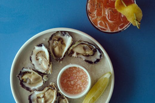 oysters and bloody mary