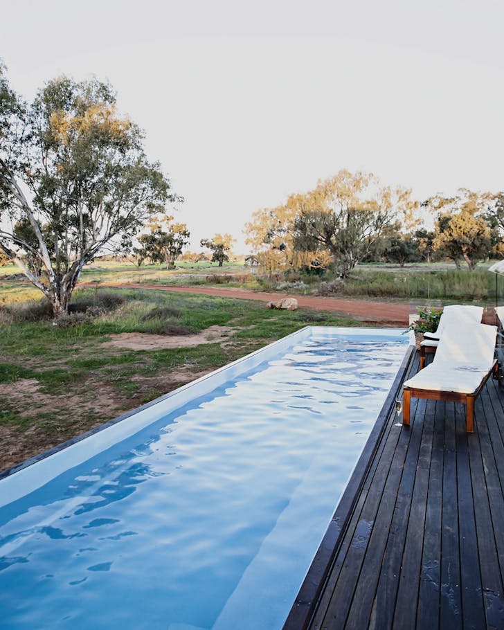 mineral pool in the outback