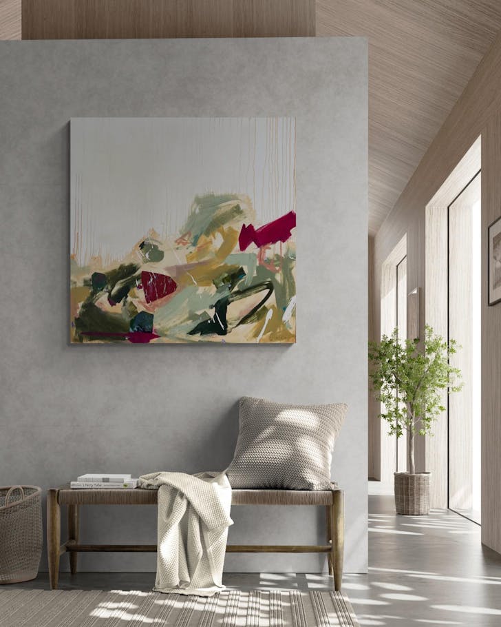 Cassi George artist at home