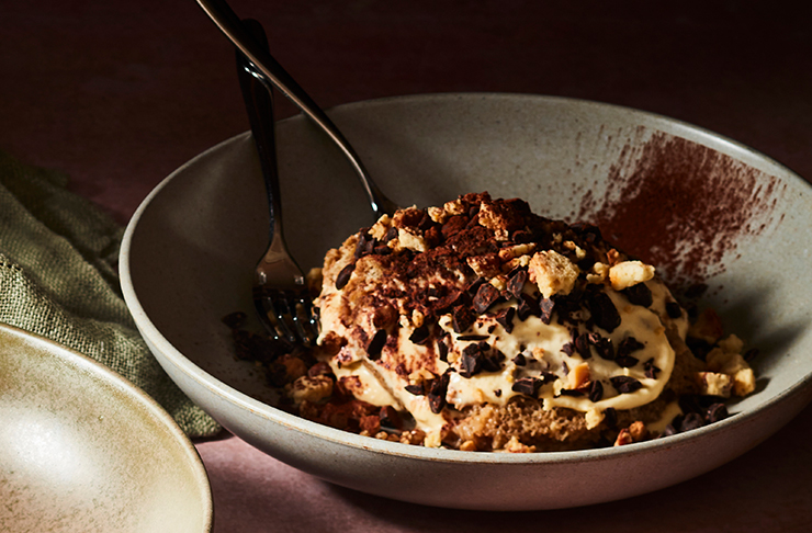 tiramisu in bowl