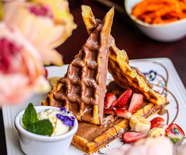 waffle pyramid