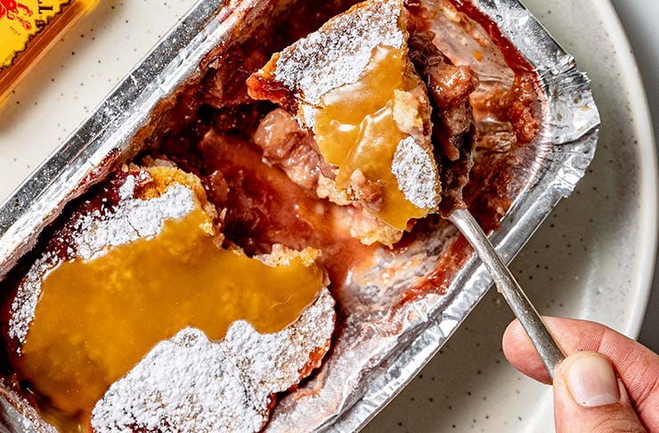 cobbler in tray