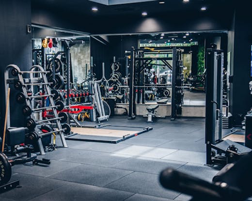 interior of gym