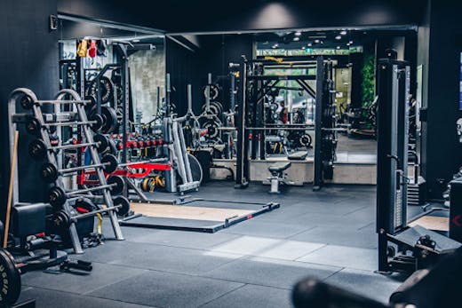 interior of gym