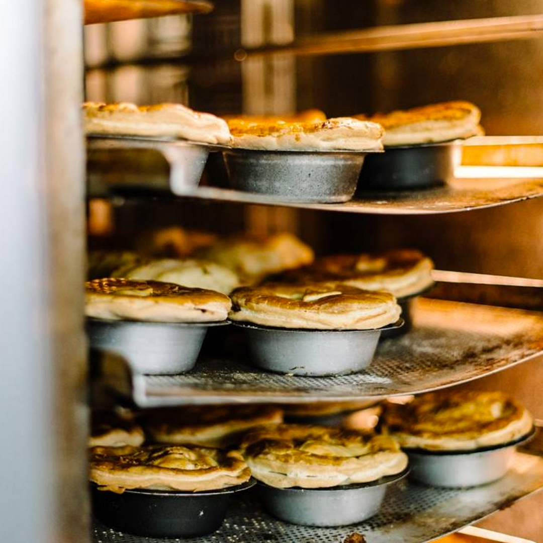 freshly made pies from bondi's funky pies