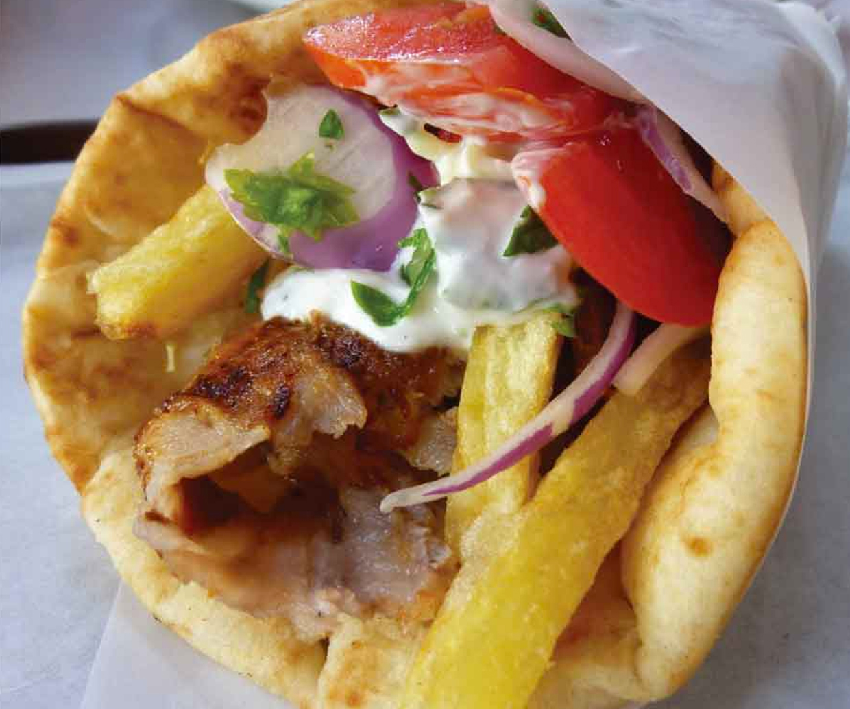 gyros with chips