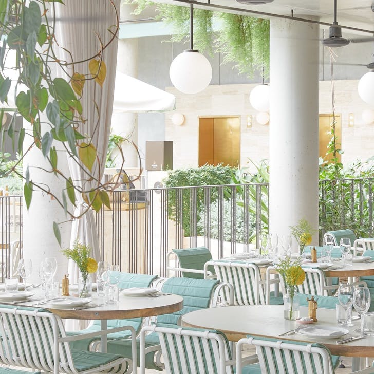 Hellenika Brisbane leafy restaurant