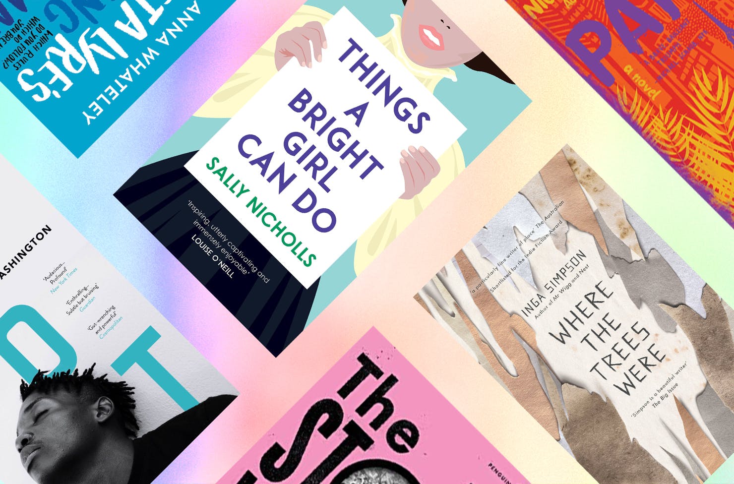 a collage of book covers