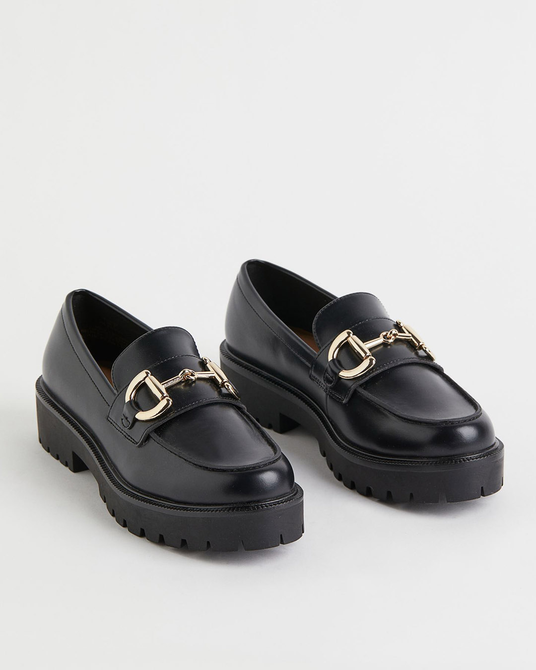 H&M Chunky Buckle-Detail Loafers