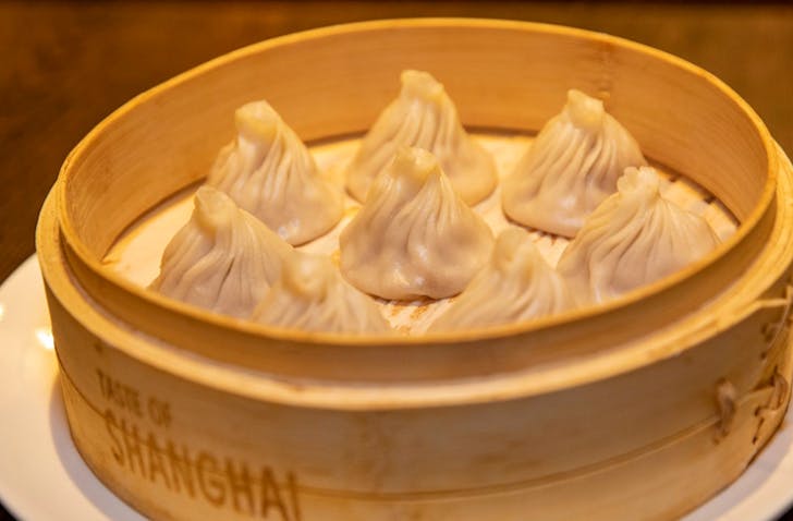 dumplings in steam basket