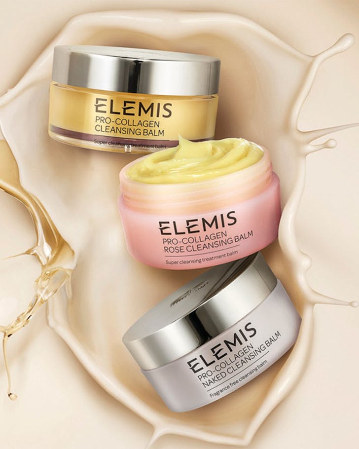 ELEMIS Pro-Collagen Cleansing Balm, Rose Balm and Naked Balm