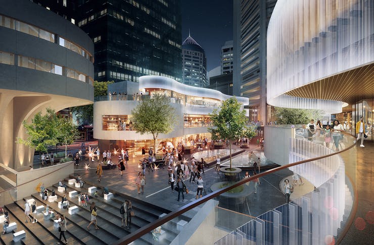 artist impression of new development in sydney's CBD