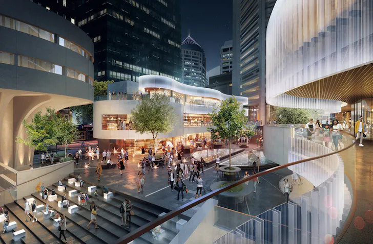 artist impression of new development in sydney's CBD