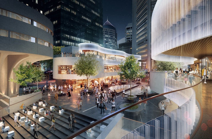 artist impression of new development in sydney's CBD