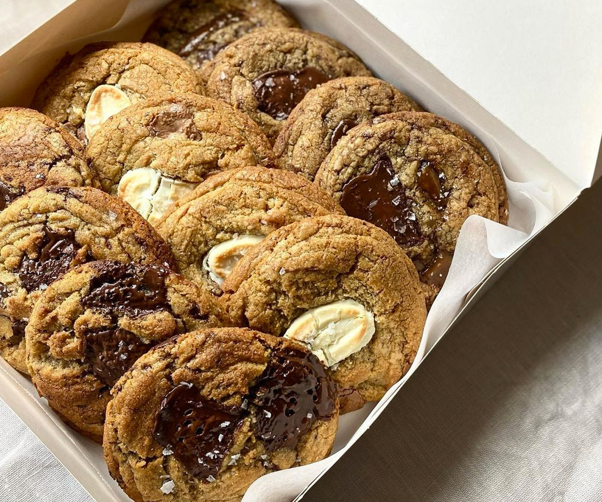 box of mixed cookies