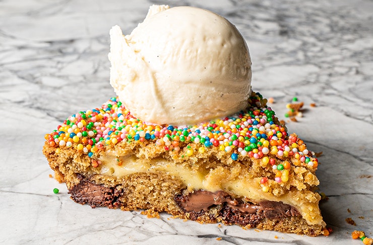 cookie pie slice from gelato messina