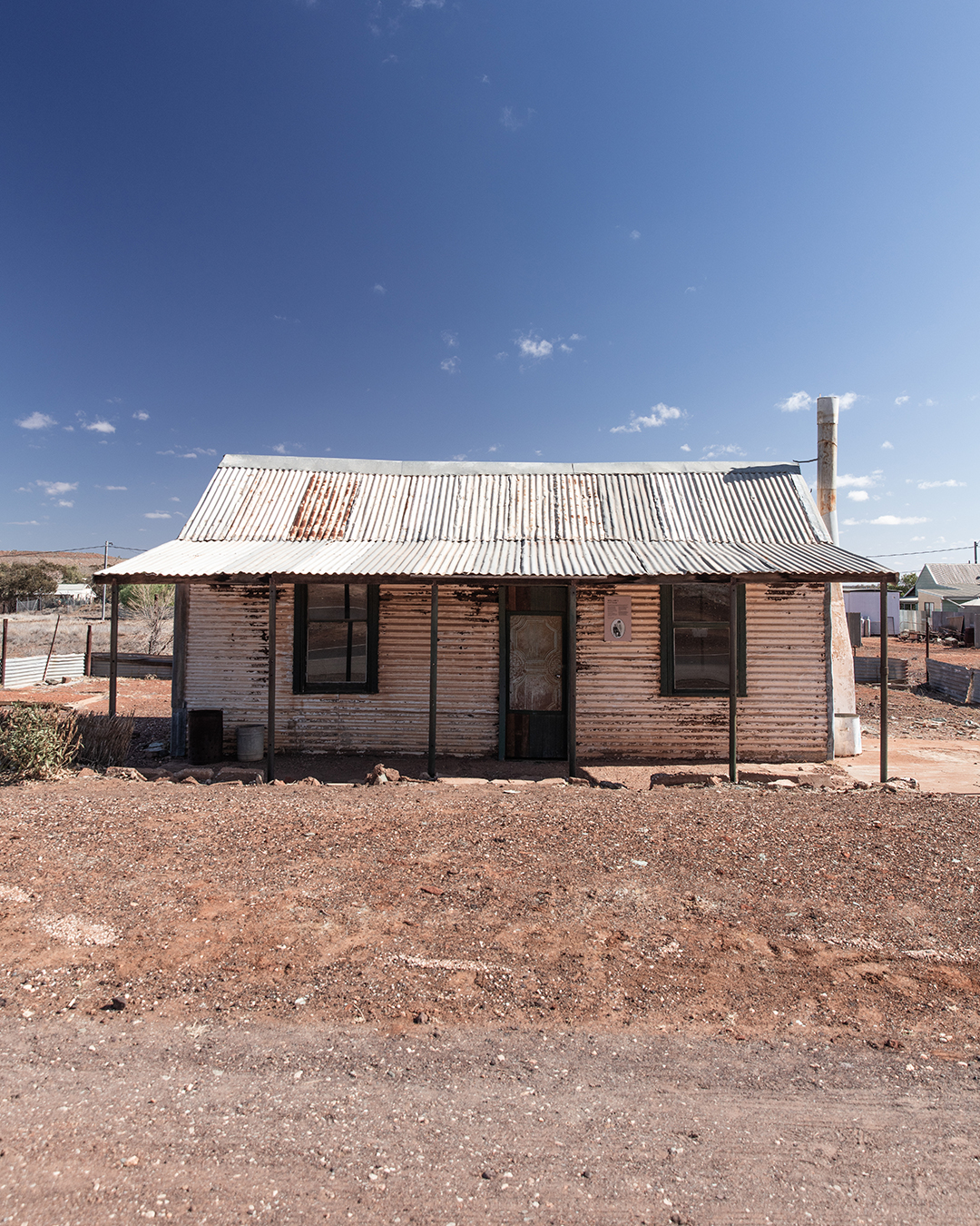 abandoned house in outback