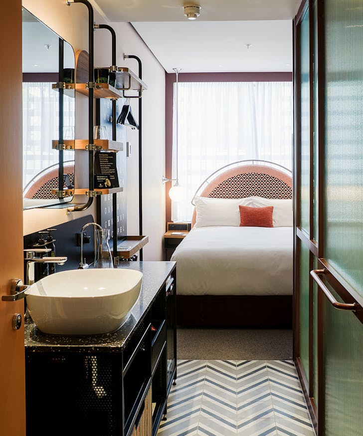 the plush interior of the Ovolo South Yarra