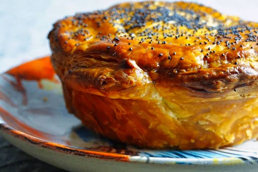 pie on a plate