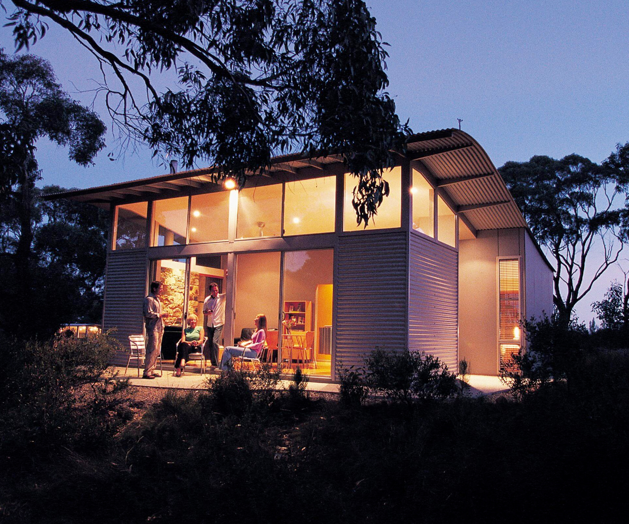 eco friendly cabin in bush