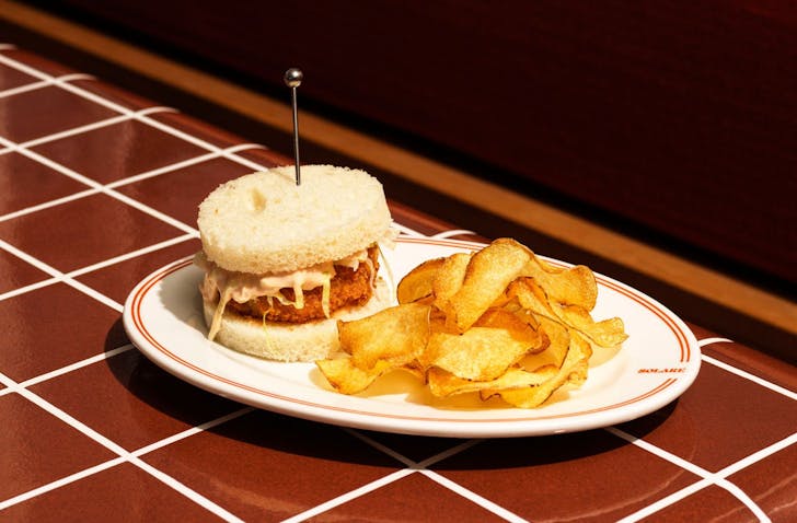 a plate with moreton bay bugs and chips