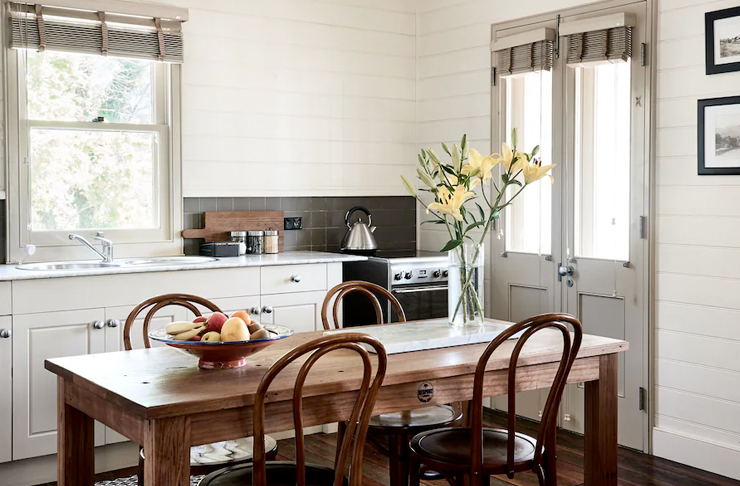 kitchen of charming cottage