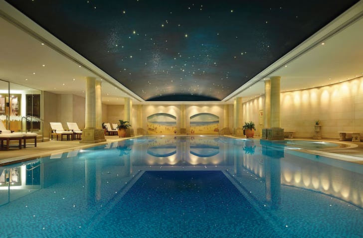 indoor hotel with star lights