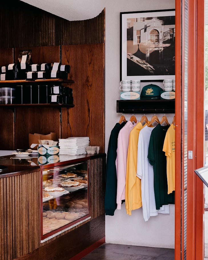 Valentina's cafe Sydney counter