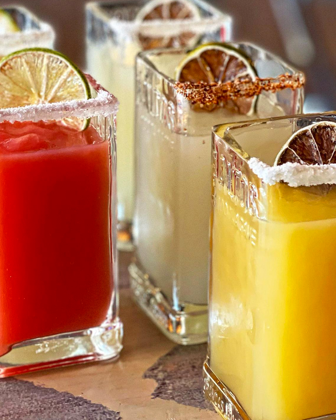 collection of margaritas