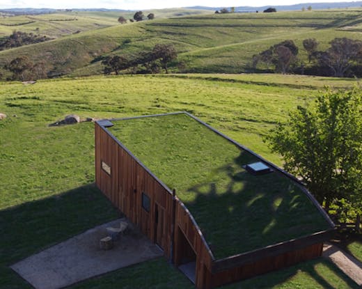 hidden property on sprawling property with grass roof