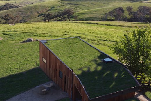hidden property on sprawling property with grass roof