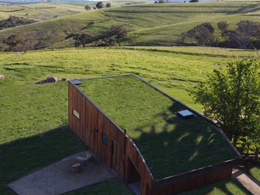 hidden property on sprawling property with grass roof